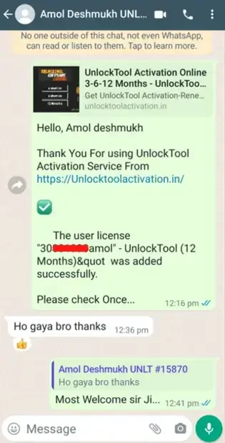 UnlockTool Activation Online 3-6-12 Months - UnlockTool Price In India